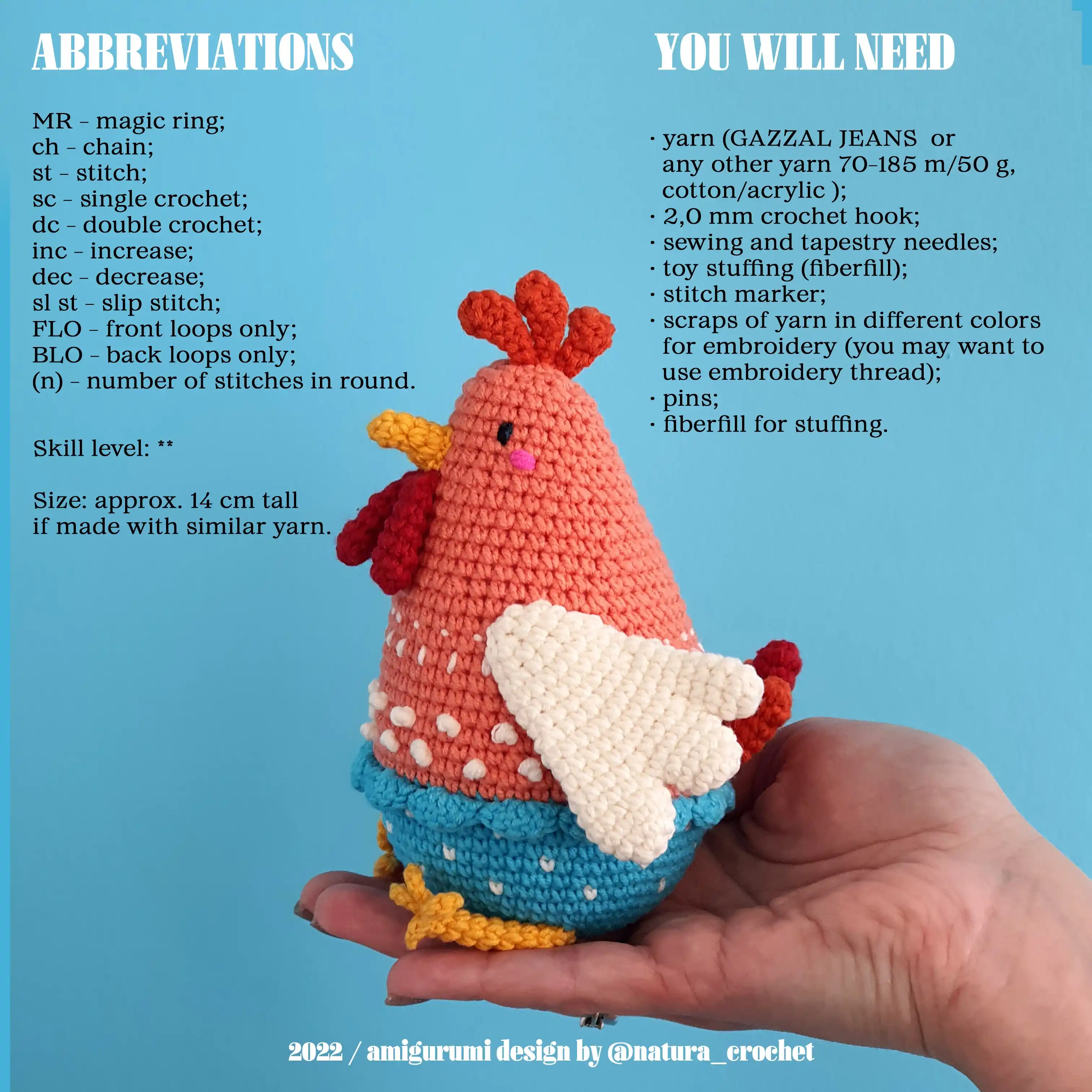 Oleg the Toadstool Crochet Pattern