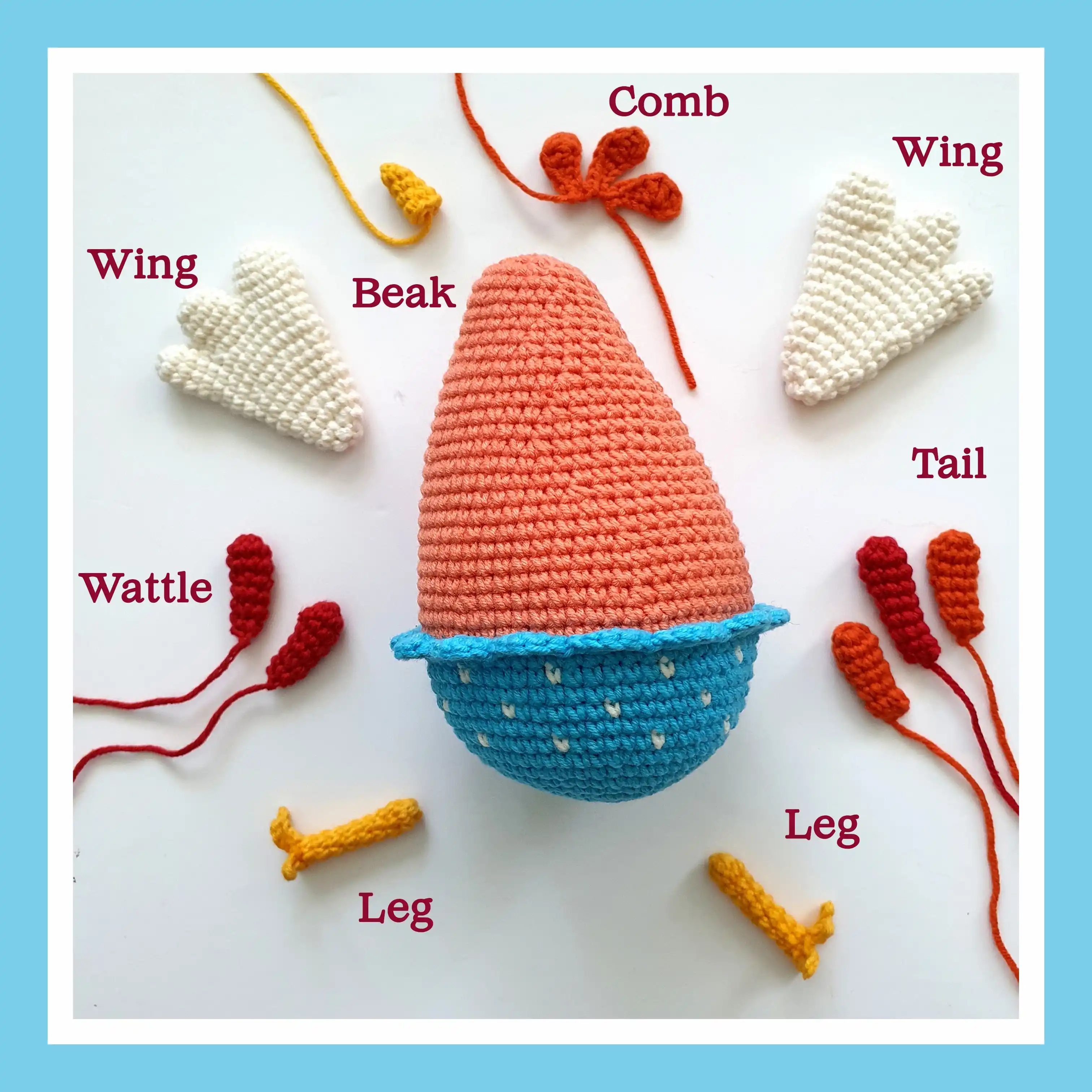 Oleg the Toadstool Crochet Pattern