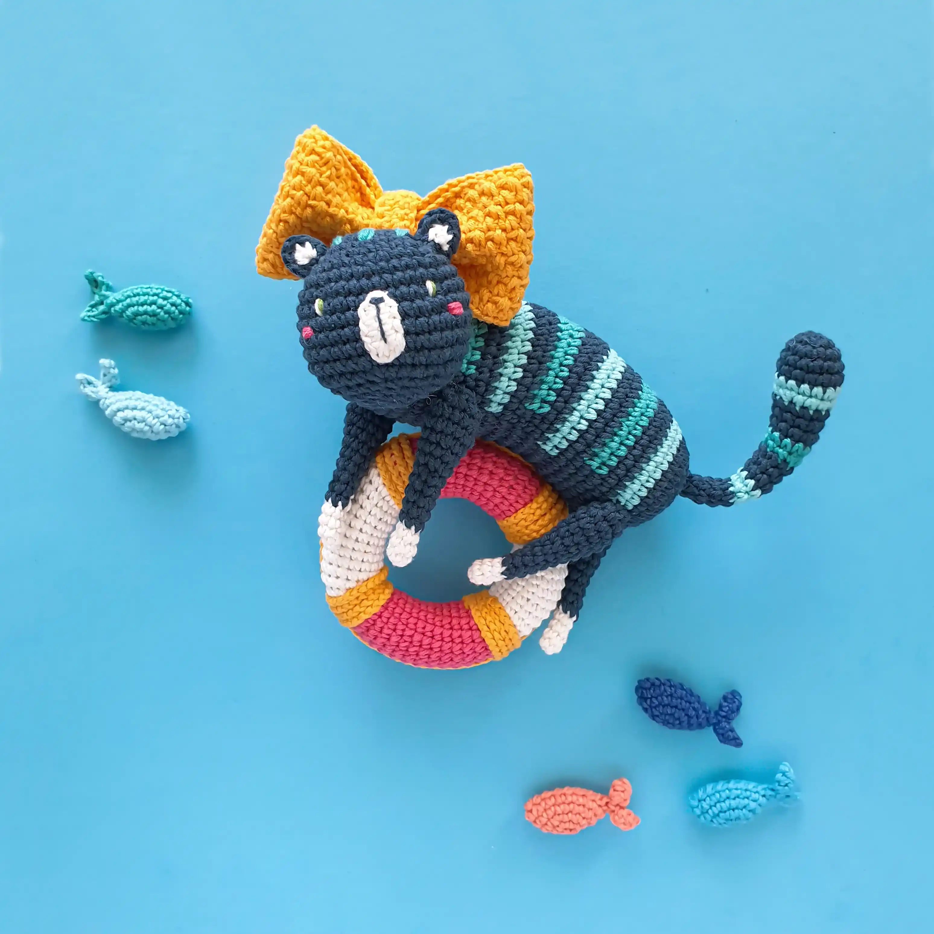 Ollie the Cat Crochet PDF Pattern