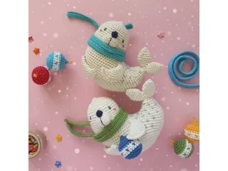 Snowball the Seal crochet pattern