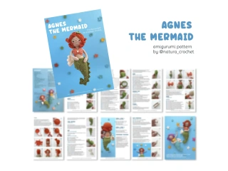 Agnes the Mermaid Crochet Pattern