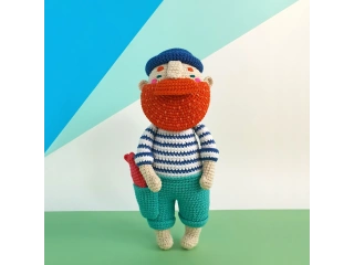 Boris the Fisherman Crochet Pattern