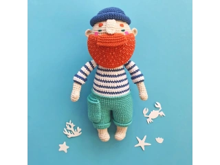 Boris the Fisherman Crochet Pattern