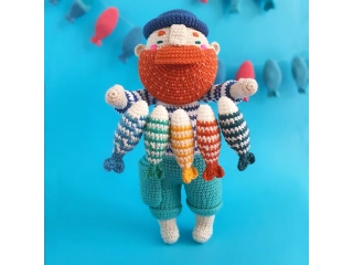Boris the Fisherman Crochet Pattern