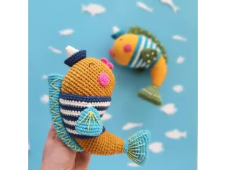 Gold Fish Crochet Pattern