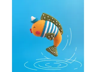 Gold Fish Crochet Pattern