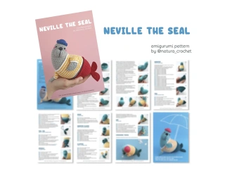 Neville the Seal Crochet Pattern