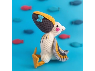 Narcissus the Pelican Crochet Pattern