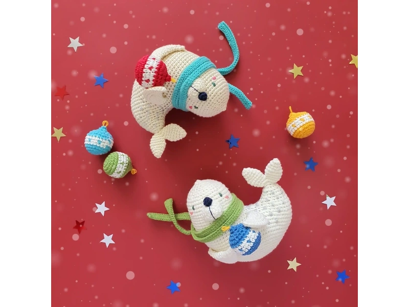 Snowball the Seal crochet pattern
