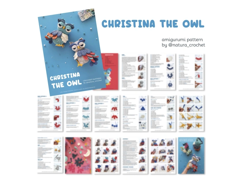 Christina The Owl Crochet Pattern-