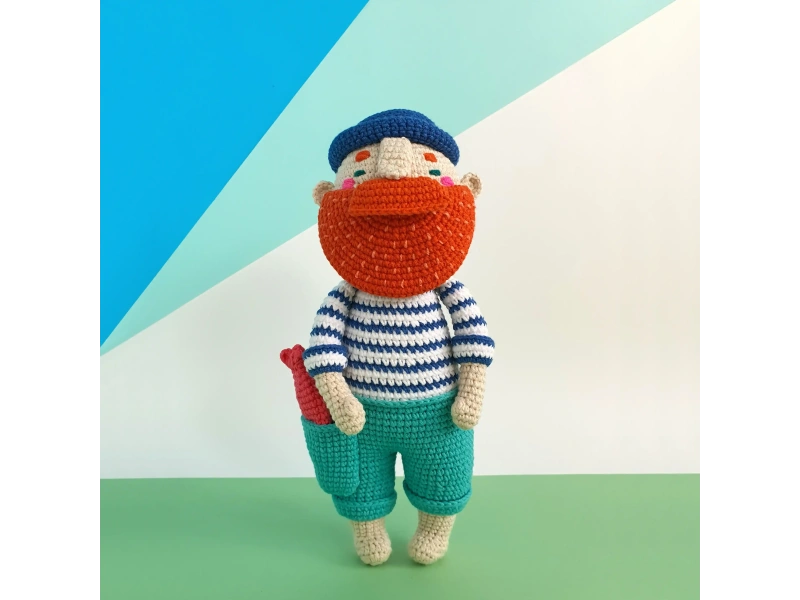 Boris the Fisherman Crochet Pattern