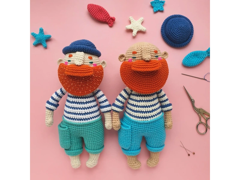 Boris the Fisherman Crochet Pattern