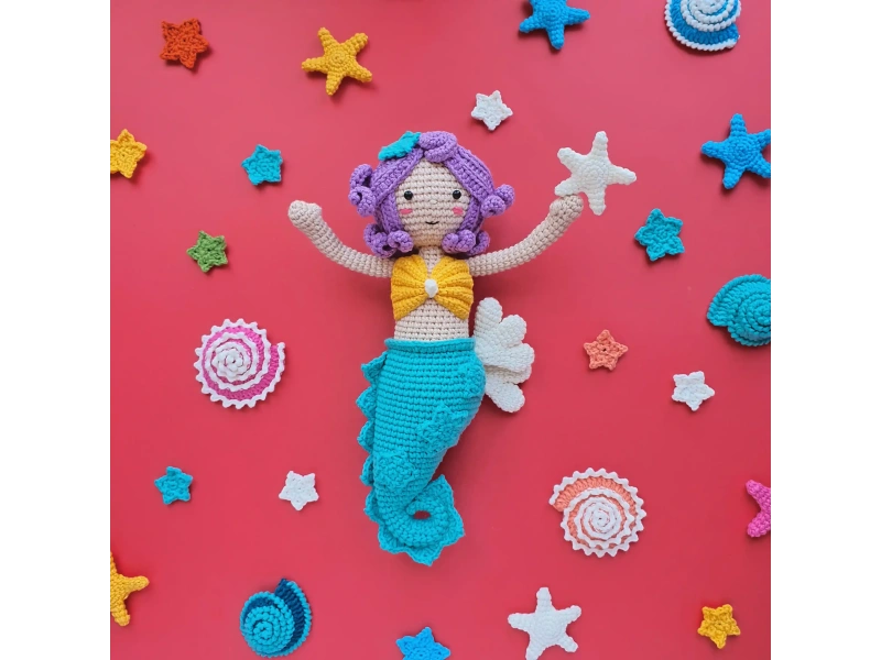 Agnes the Mermaid Crochet Pattern