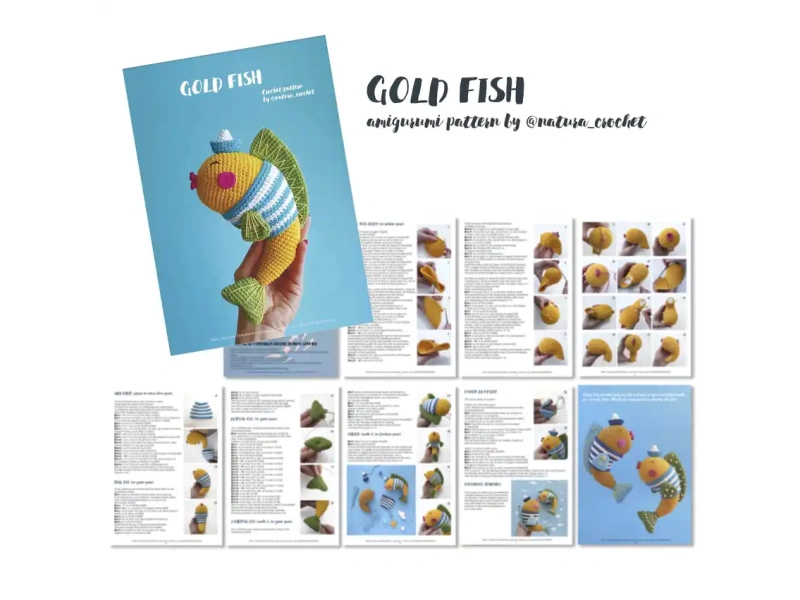 Gold Fish Crochet Pattern