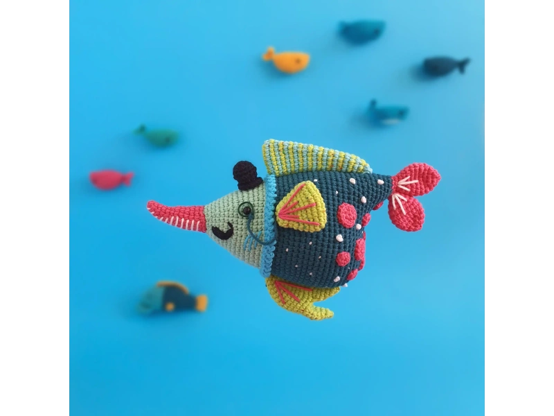 Poirot the Sawfish Crochet Pattern