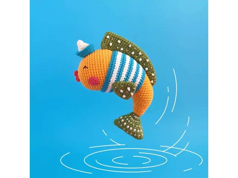 Gold Fish Crochet Pattern