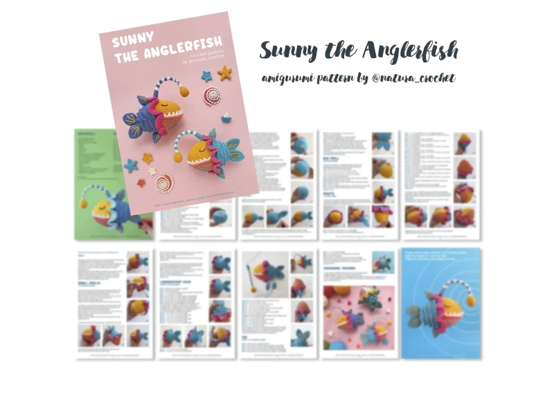 Sunny the Angler Fish Crochet Pattern